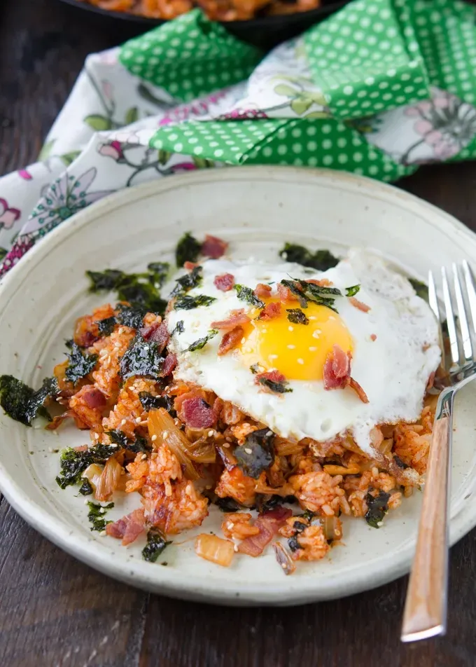 Bacon Kimchi Fried Rice