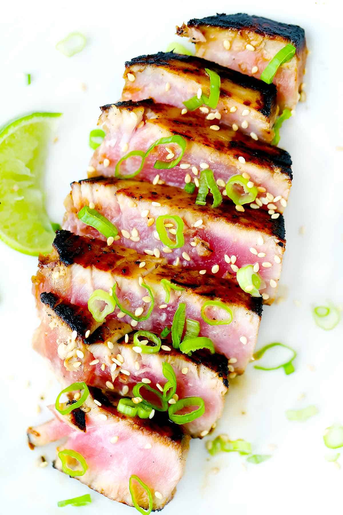 Seared Ahi Tuna Steaks